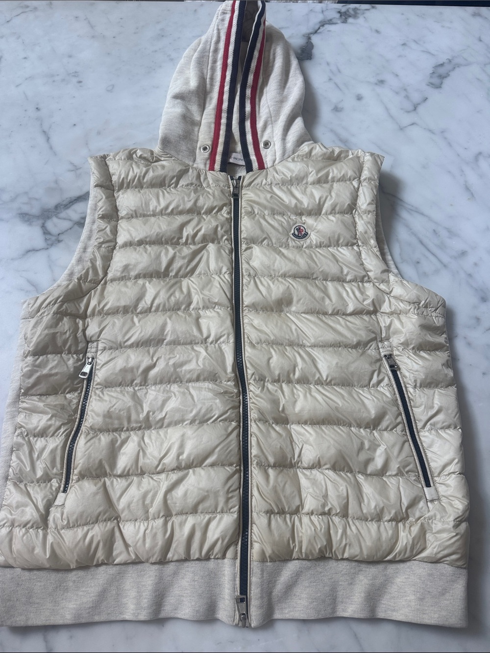 Moncler Quilted Hooded Puffer Vest